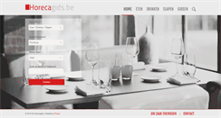 Desktop Screenshot of horecagids.be